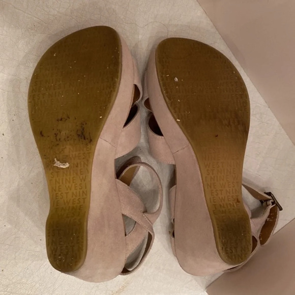 Nine‎ West Suede Leather platform Heel - Picture 8 of 13